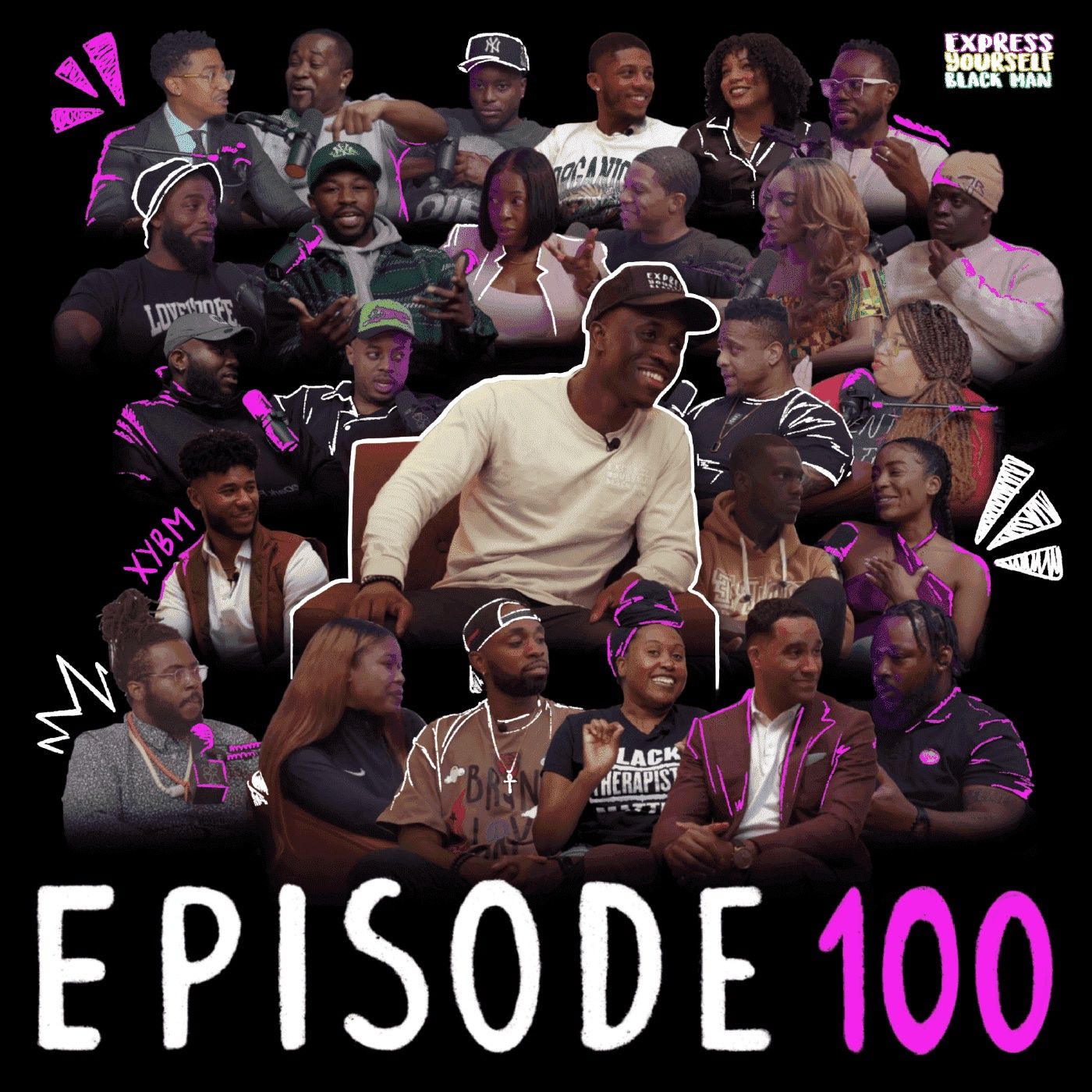 Ep. 100: Black Men opening up about Fatherhood, Relationships and Trauma with Mel, David + Dimetri