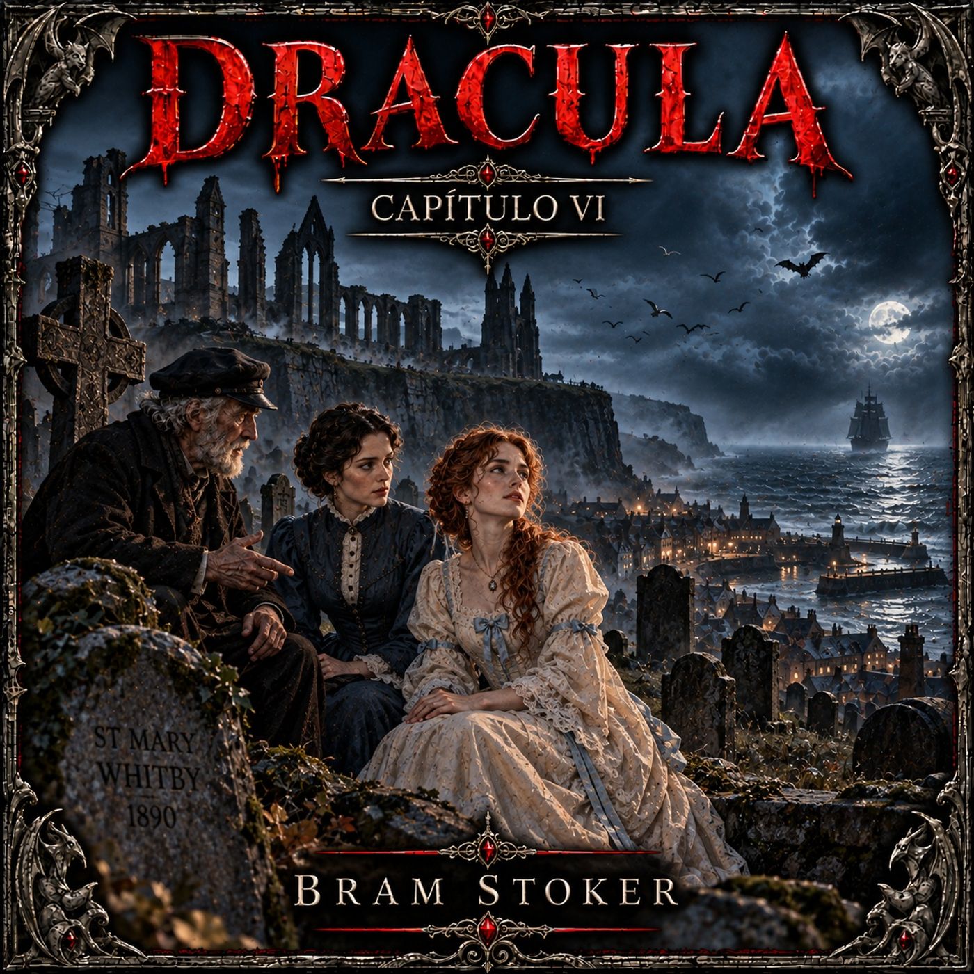 Drácula de Bram Stoker 🧛 Capítulo 6 | Audiolibro en español | Terror gótico | Grandes Clásicos