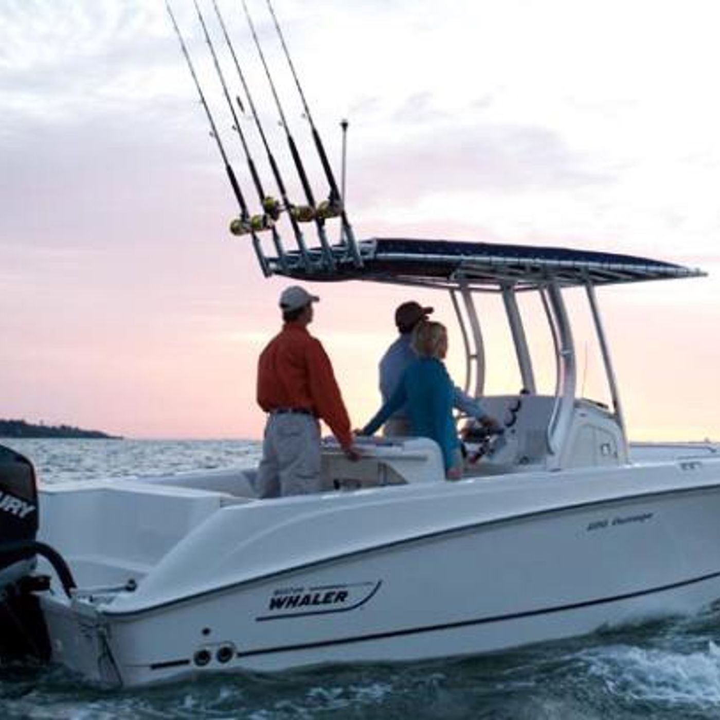 Boston Whaler 220 Outrage : center console in purezza