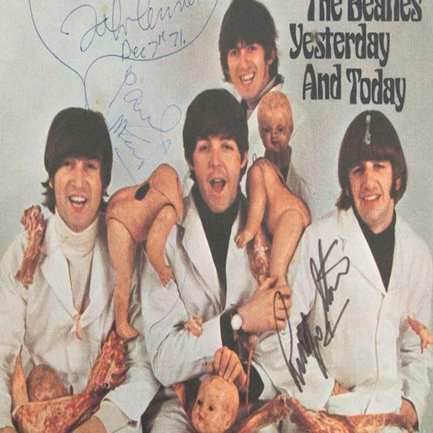 El Club de los Beatles: Subasta de la copia personal de John Lennon del "Yesterday And Today" episode artwork