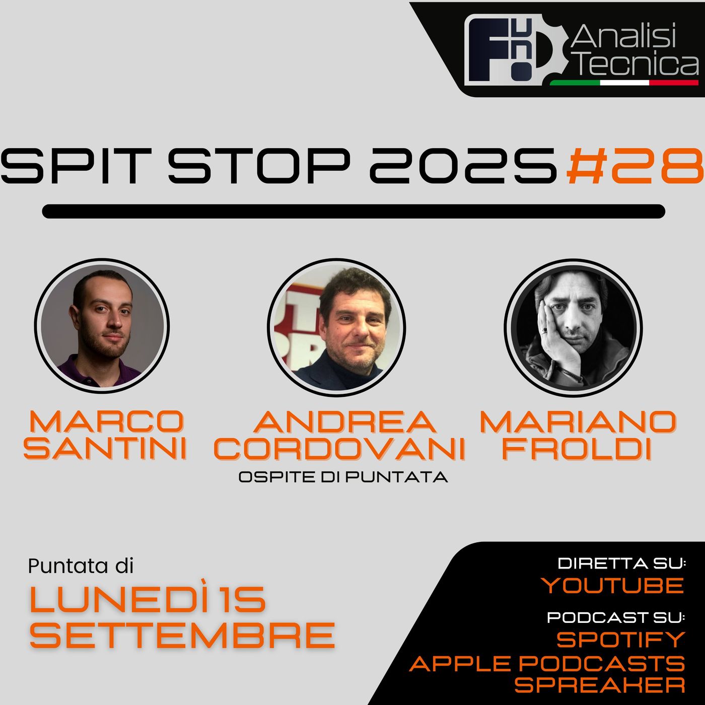 Spit Stop 2025 - Puntata 28 - LIVE con Andrea Cordovani