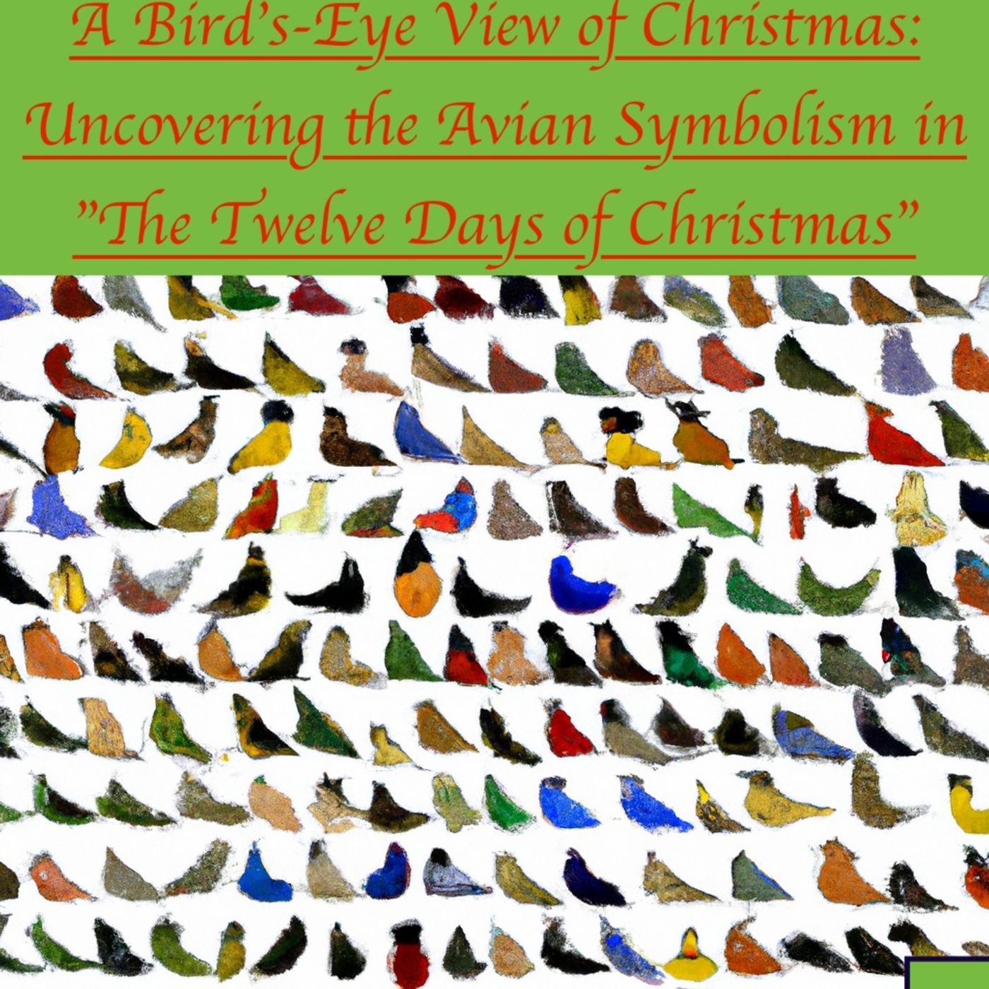 A Bird's-Eye View of Christmas: podcast artwork
