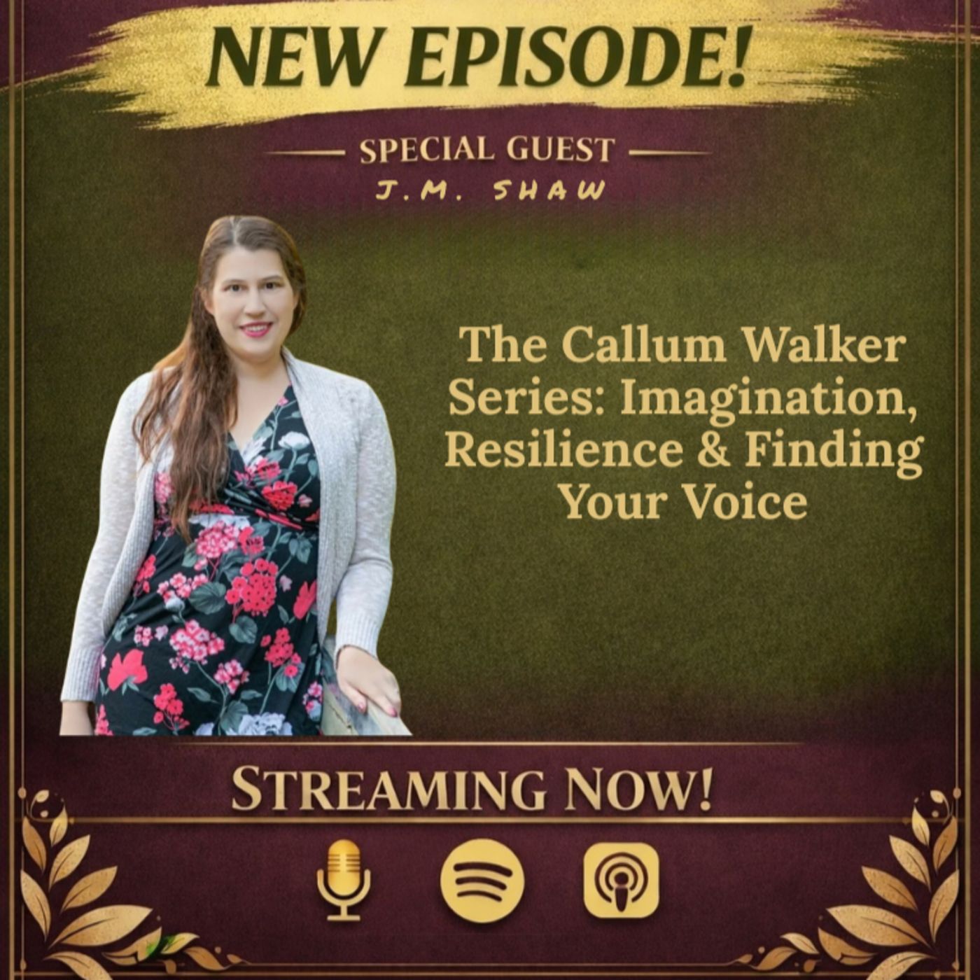 Miss Liz Serves: Returning Guest J. M. Shaw The Callum Walker Series episode artwork