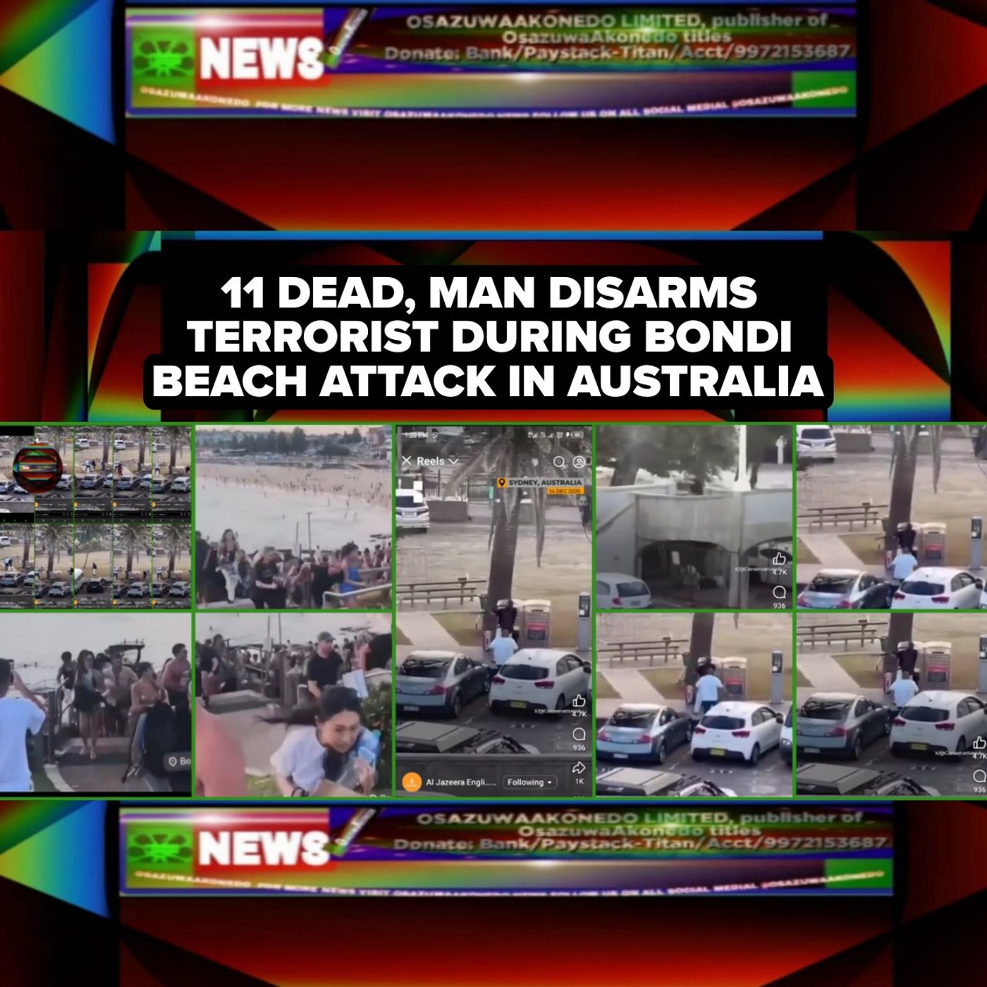 11 Dead, Man Disarms Terrorist During Bondi Beach Attack In Australia episode artwork