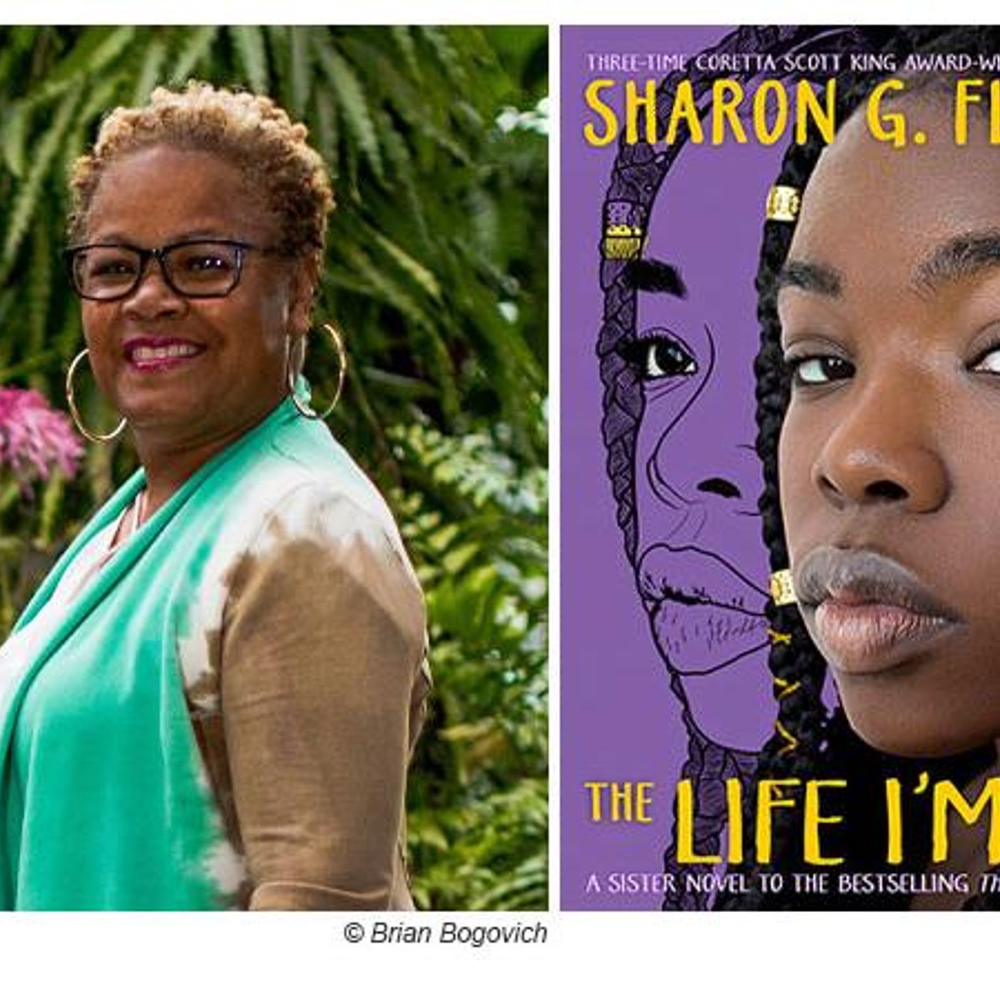 Author Sharon G. Flake talks writing journey, #TheLifeImIn on #ConversationsLIVE episode artwork