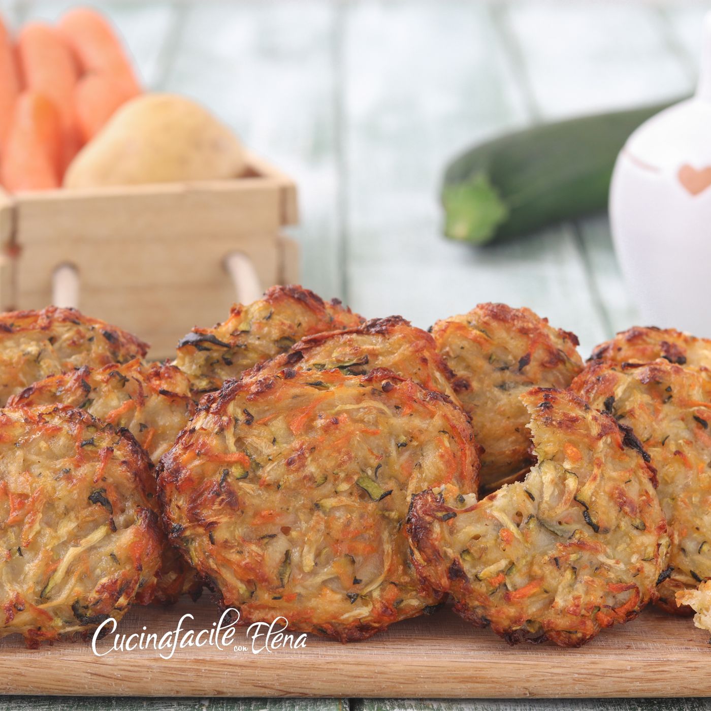 Frittelle di verdure al forno