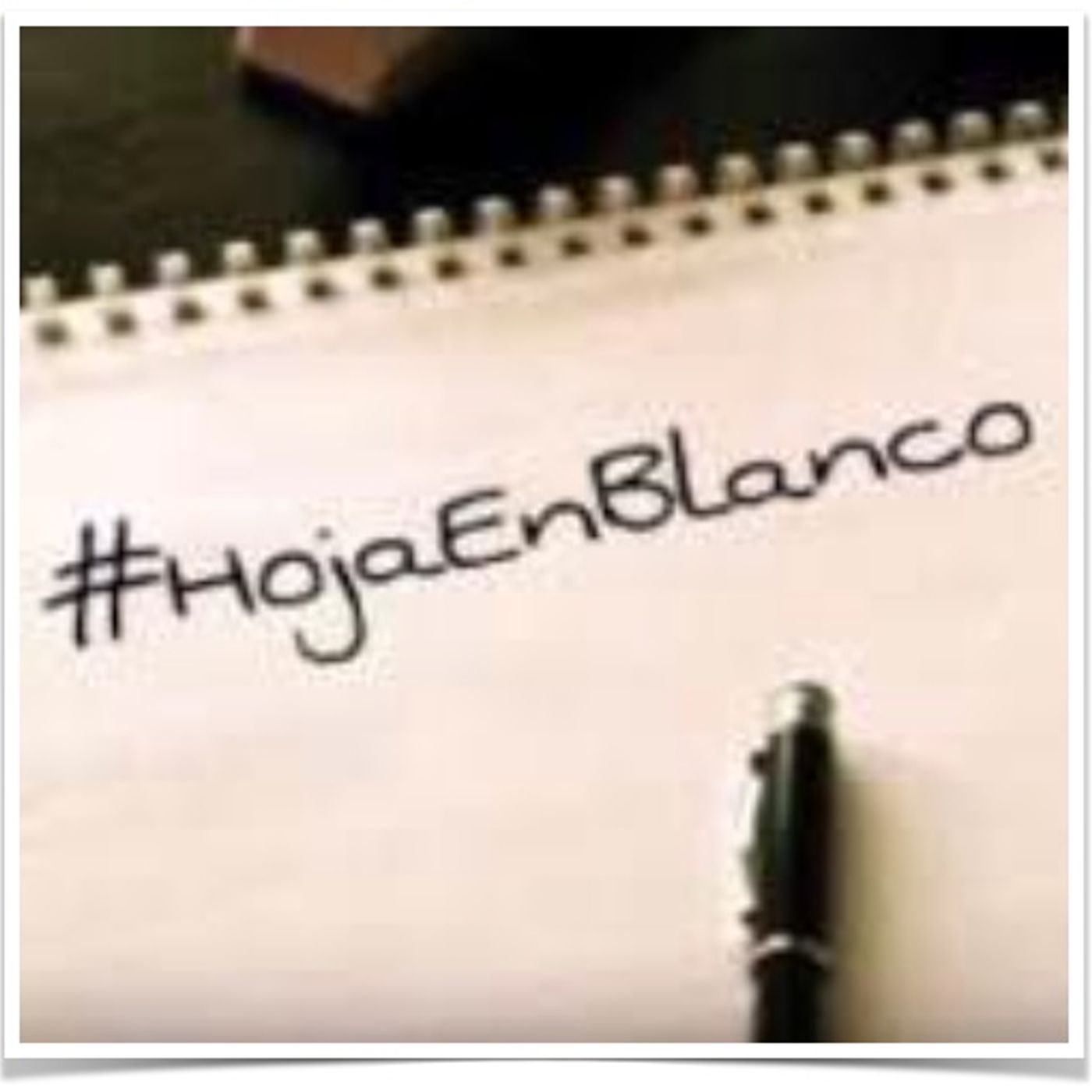La hoja en blanco