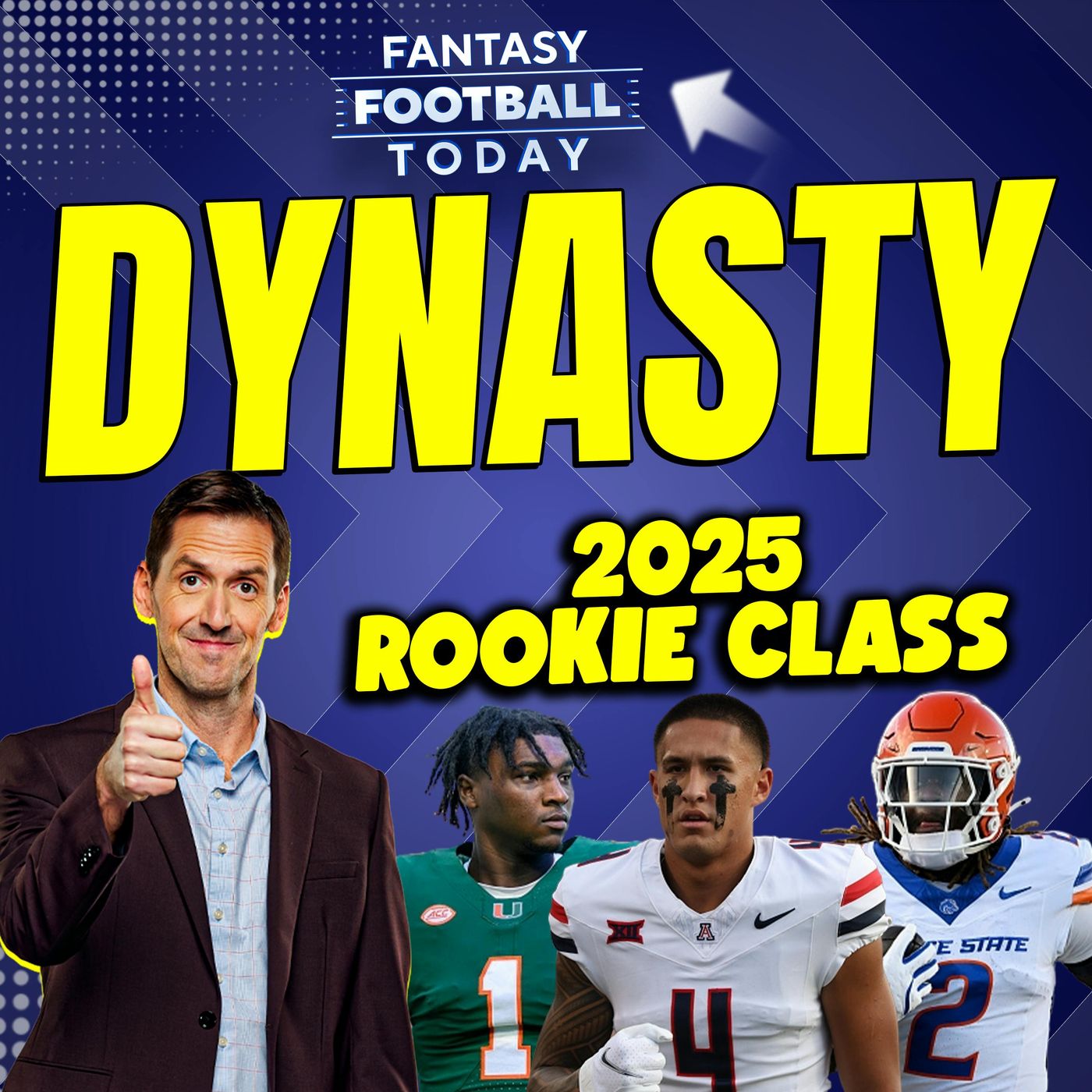 2025 Rookie Class Breakdown & Superflex Rookie-Only Mock Draft (Fantasy Football Dynasty 03/04) episode artwork