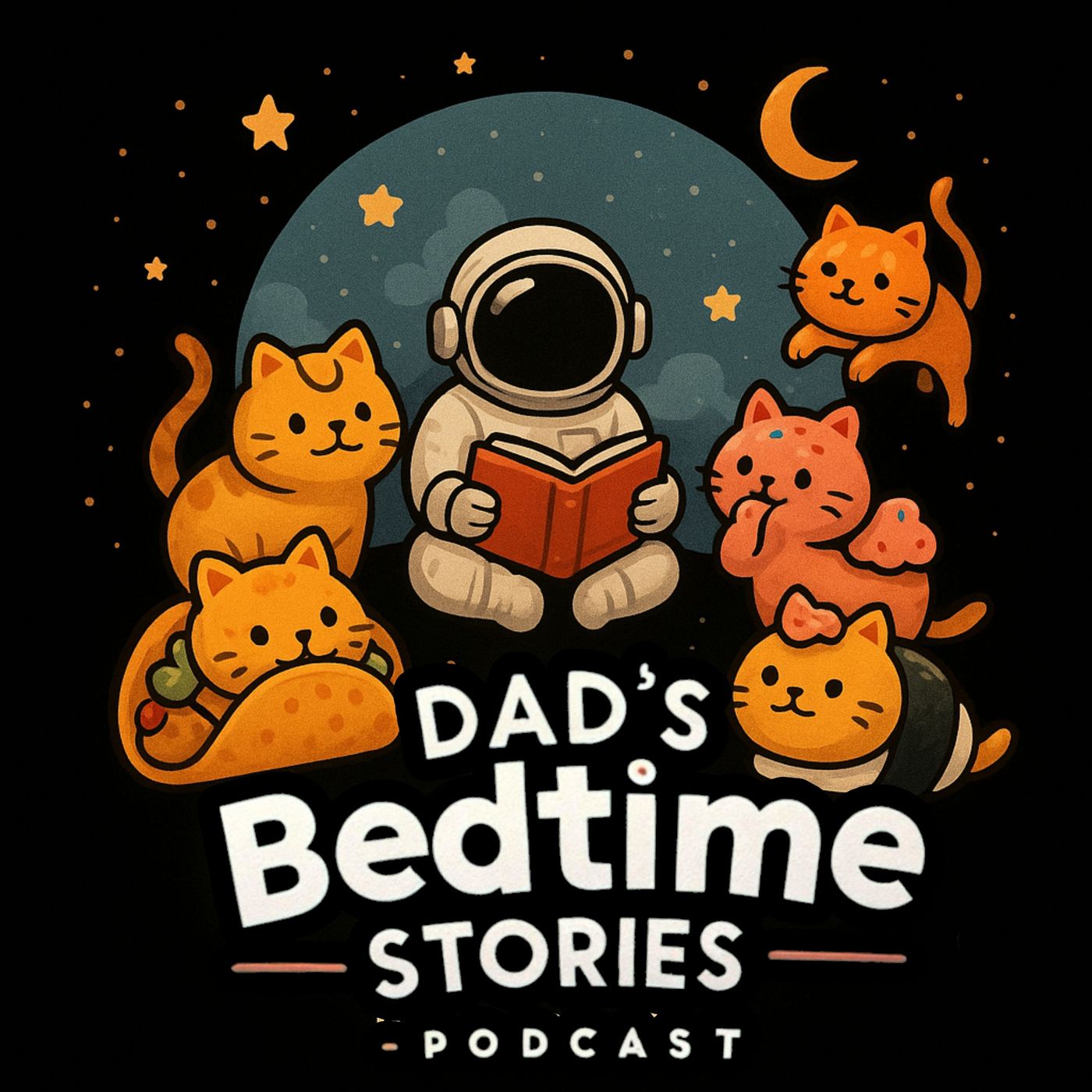 Crunchy the Waffle Cat and the Food Cat Planet - A Bedtime Story for Kids