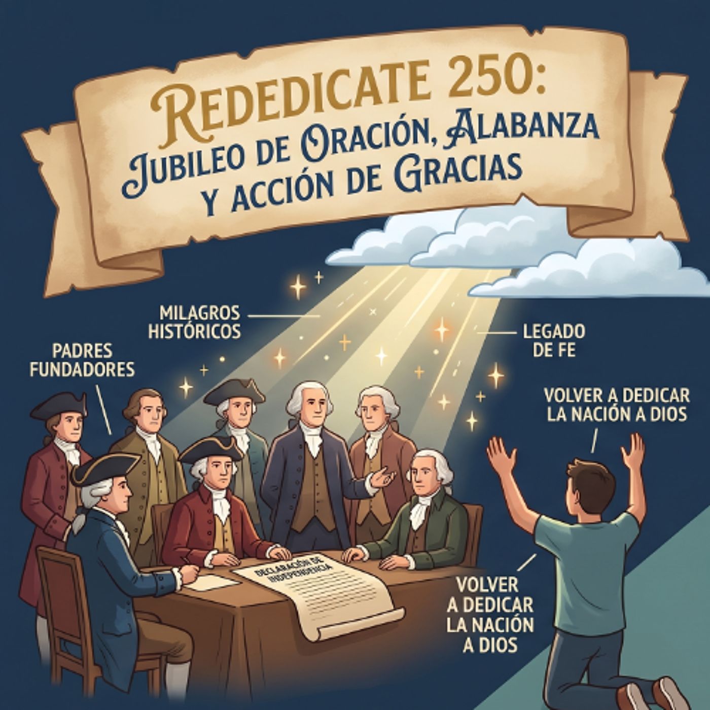 Rededicate 250: Jubileo de Oración, alabanza y acción de gracias - César Vidal