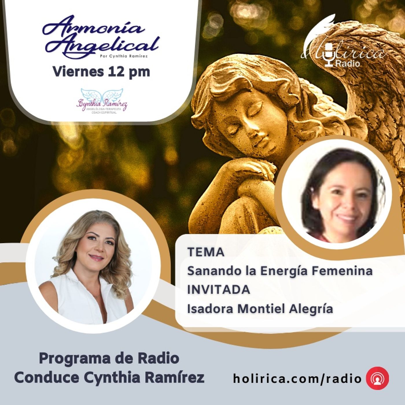 Programa Armonía Angelical - Sanando la Energía Femenina episode artwork