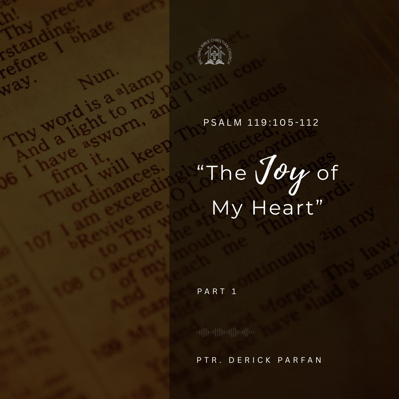 Psalm 119:105-112 • The Joy of My Heart episode artwork