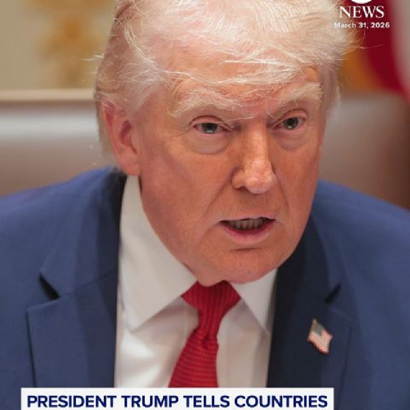 Amid continued disruption in the Strait of Hormuz, President Trump posted to social media on Tuesday telling other countries to either purch episode artwork