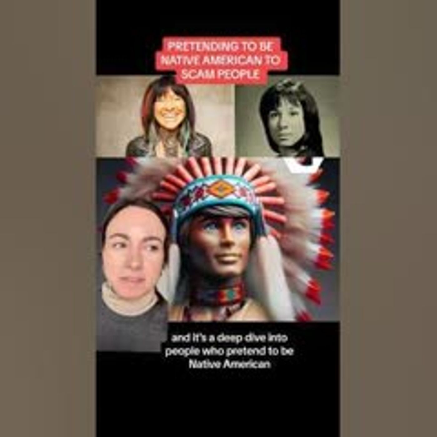 He scammed people by pretending he was indigenous
