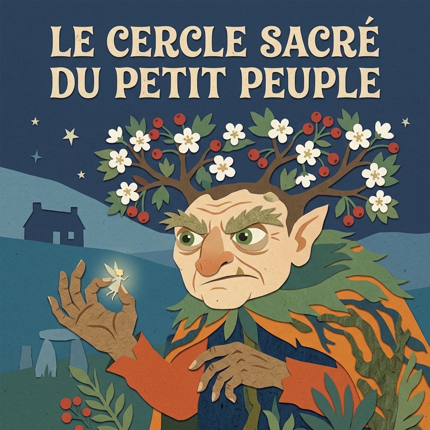 Le Petit Peuple et l'Aubépine Sacrée : Le Secret de la Vieille Dame en Bleu｜【Légende Irlandaise】