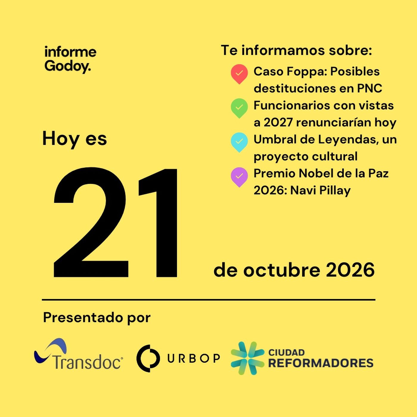 Portada de informeGodoy.