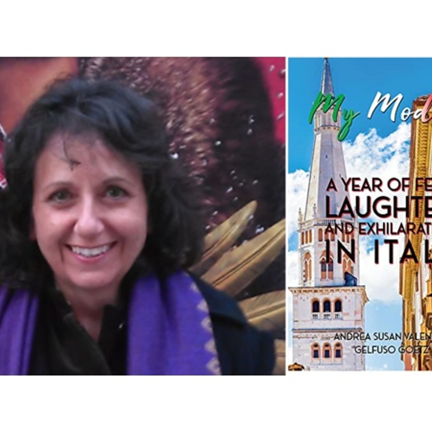 Author Andrea Gelfuso discusses Italy, #MyModena on #ConversationsLIVE episode artwork