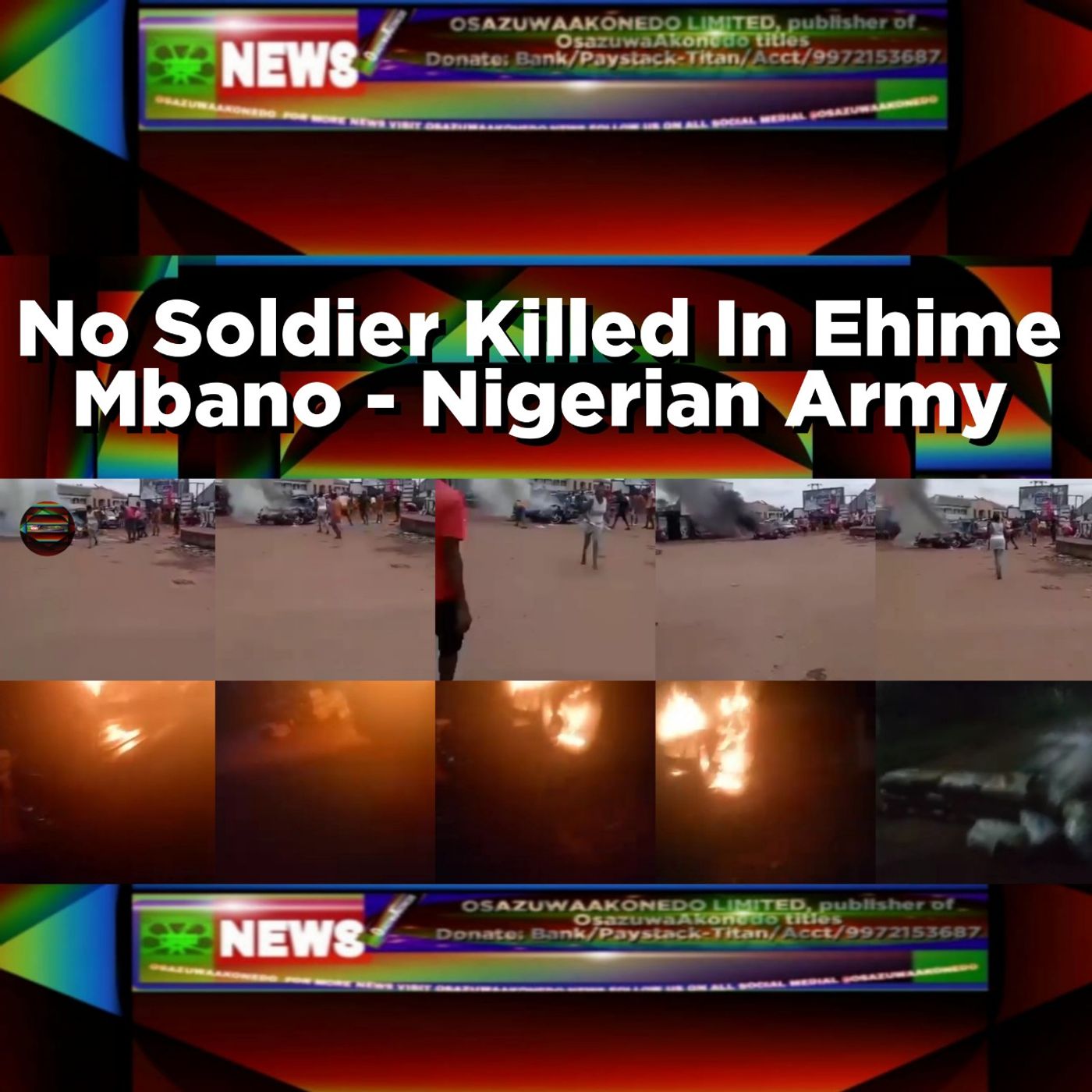 No Soldier Killed In Ehime Mbano - Nigerian Army episode artwork