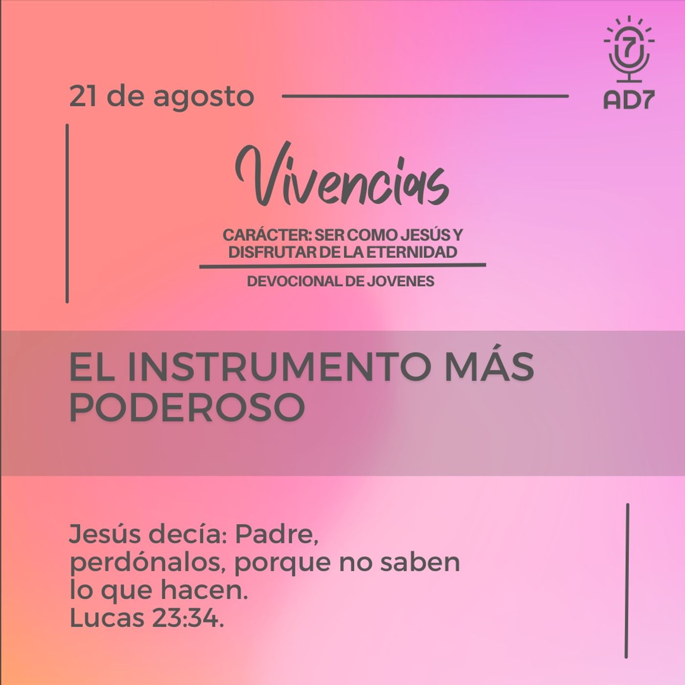 AD7 Devocional - Diferente / Inverso