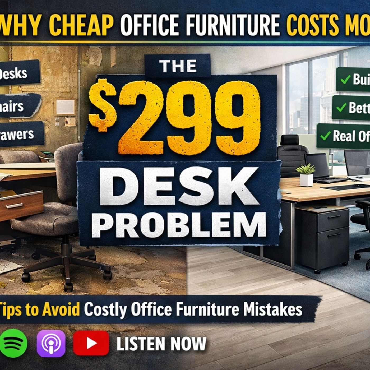 The $299 Desk Problem #1 episode artwork