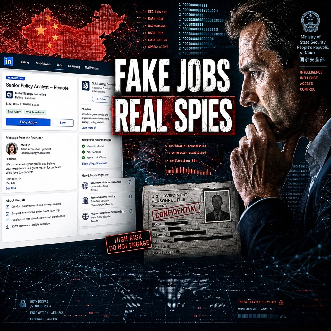 Fake Jobs, Real Spies: China’s Online Recruitment Machine | EYES ON GEOPOLITICS