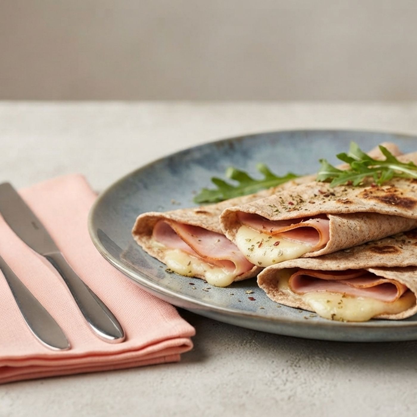 Piadine integrali con prosciutto e formaggio, pronte in pochi minuti episode artwork