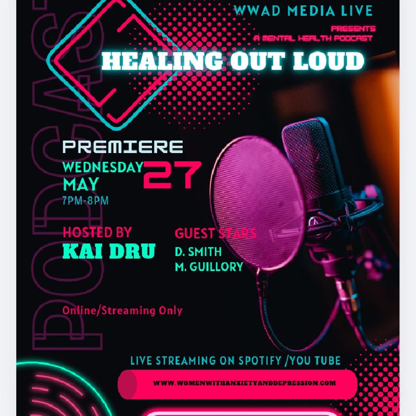 Welcome to Healing Out Loud episode artwork