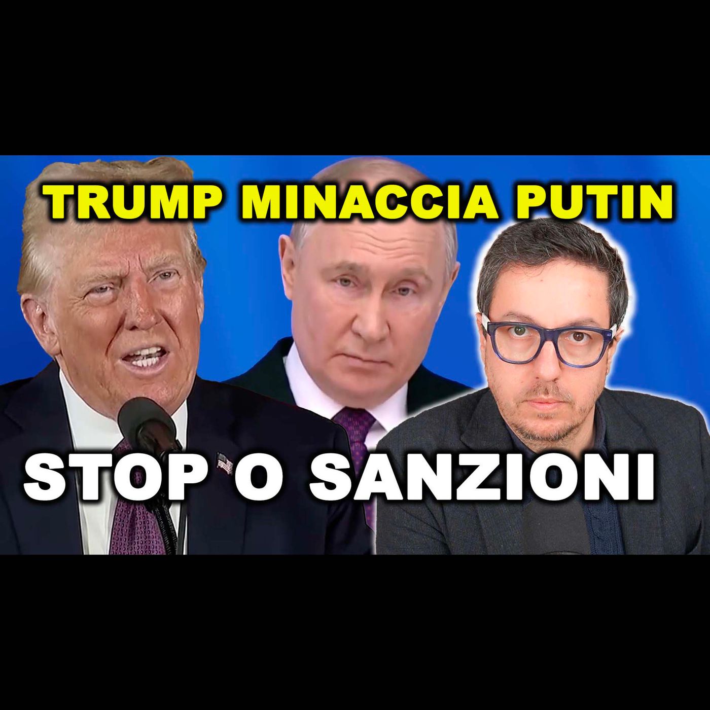 TRUMP MINACCIA PUTIN con le sanzioni se non mette fine alla guerra?