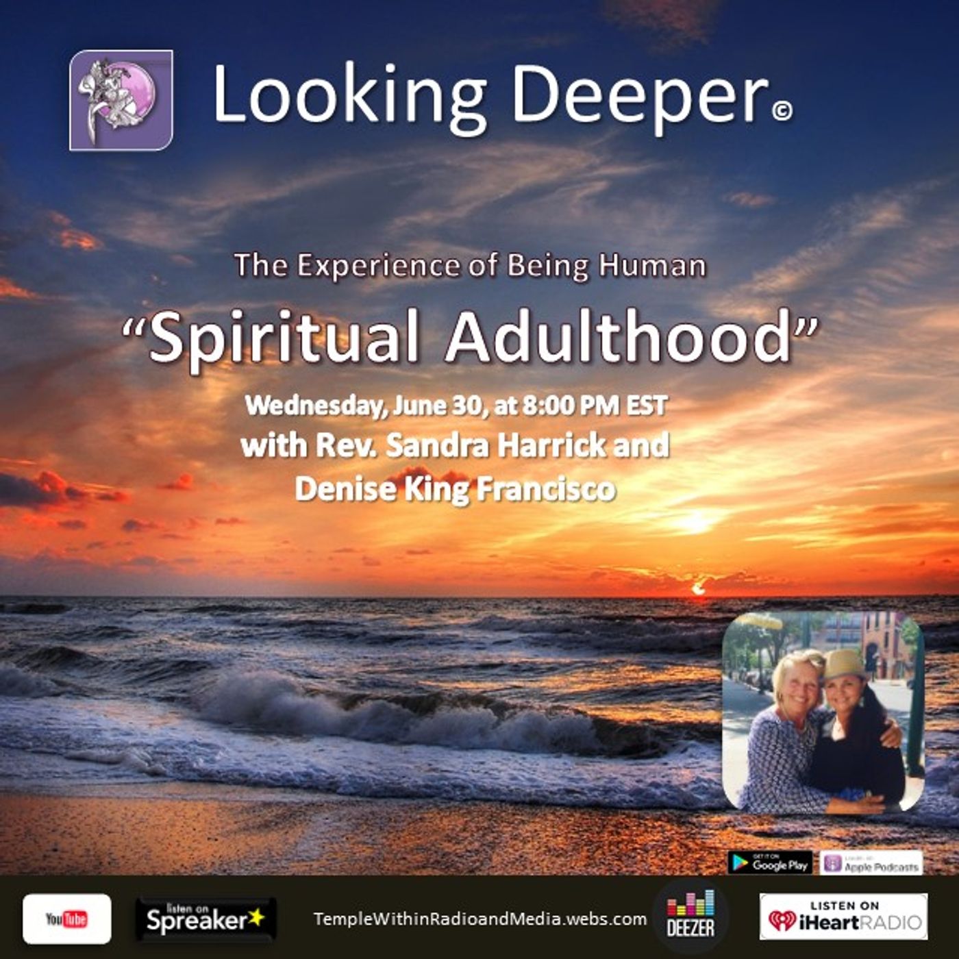 Dana and Sandy on Looking Deeper