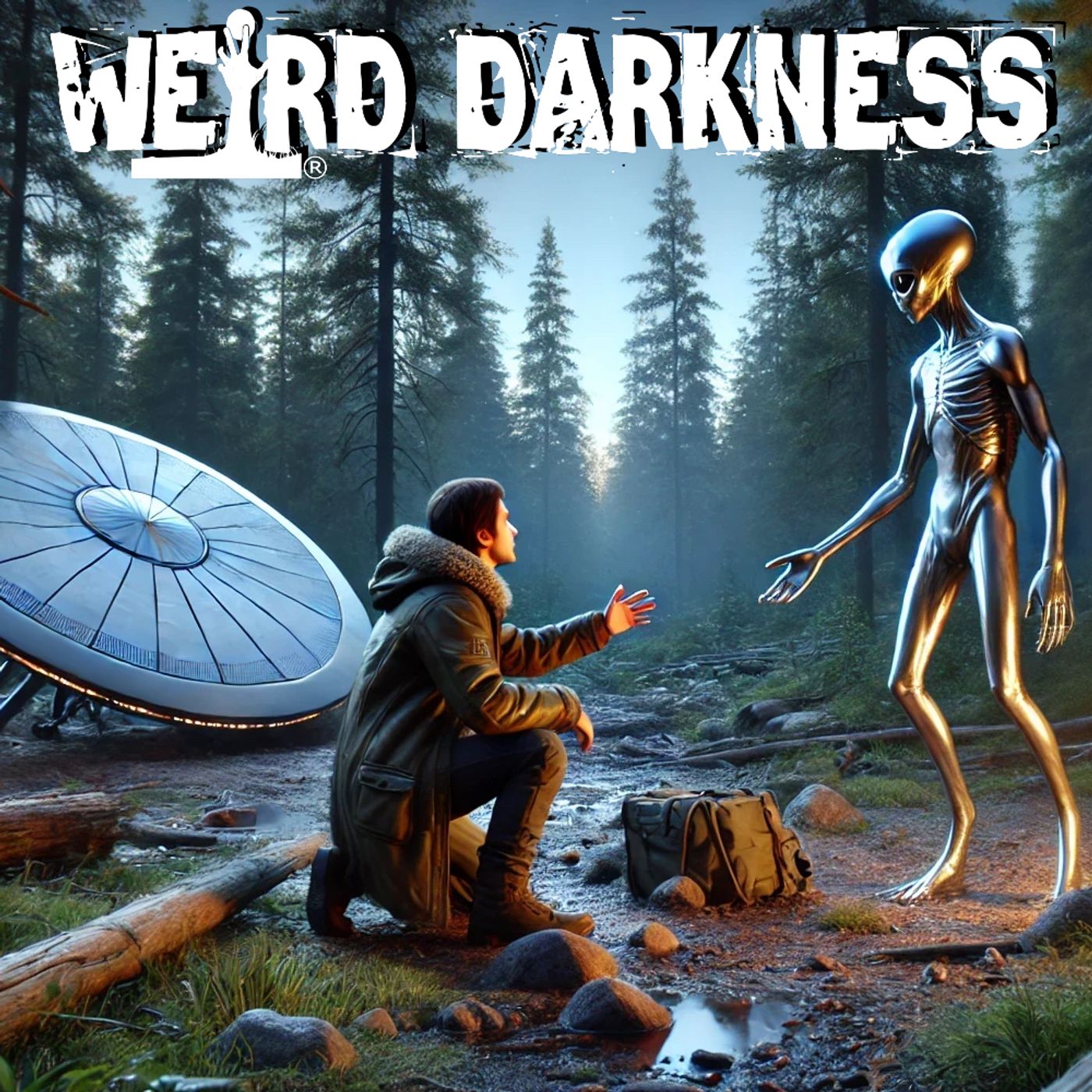 “I SAVED THE LIFE OF AN EXTRATERRESTRIAL” and Other Freaky True Stories! #WeirdDarkness - podcast episode cover