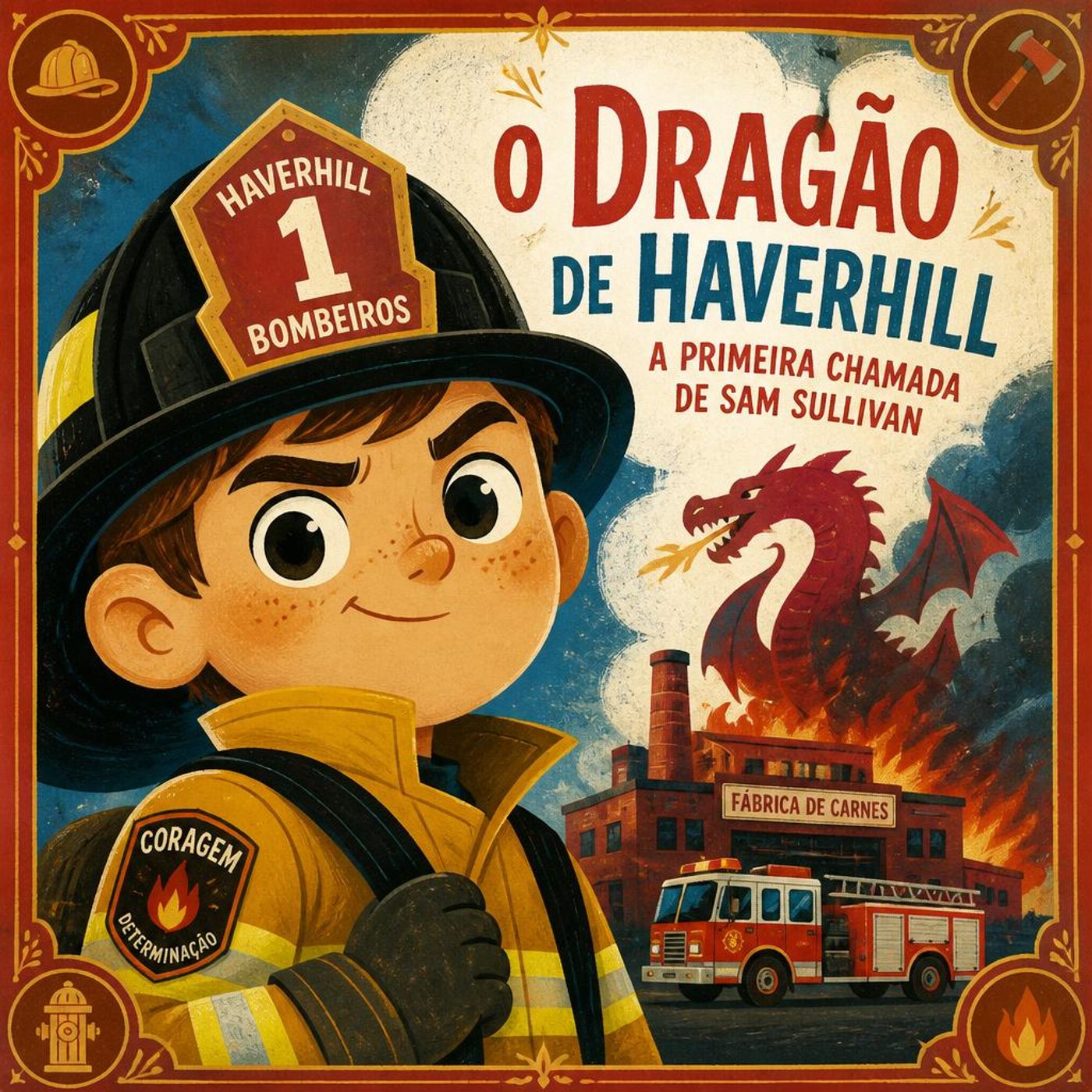 Sam, o Bombeiro e o Mistério do Dragão Vermelho ｜【Conto infantil】 episode artwork