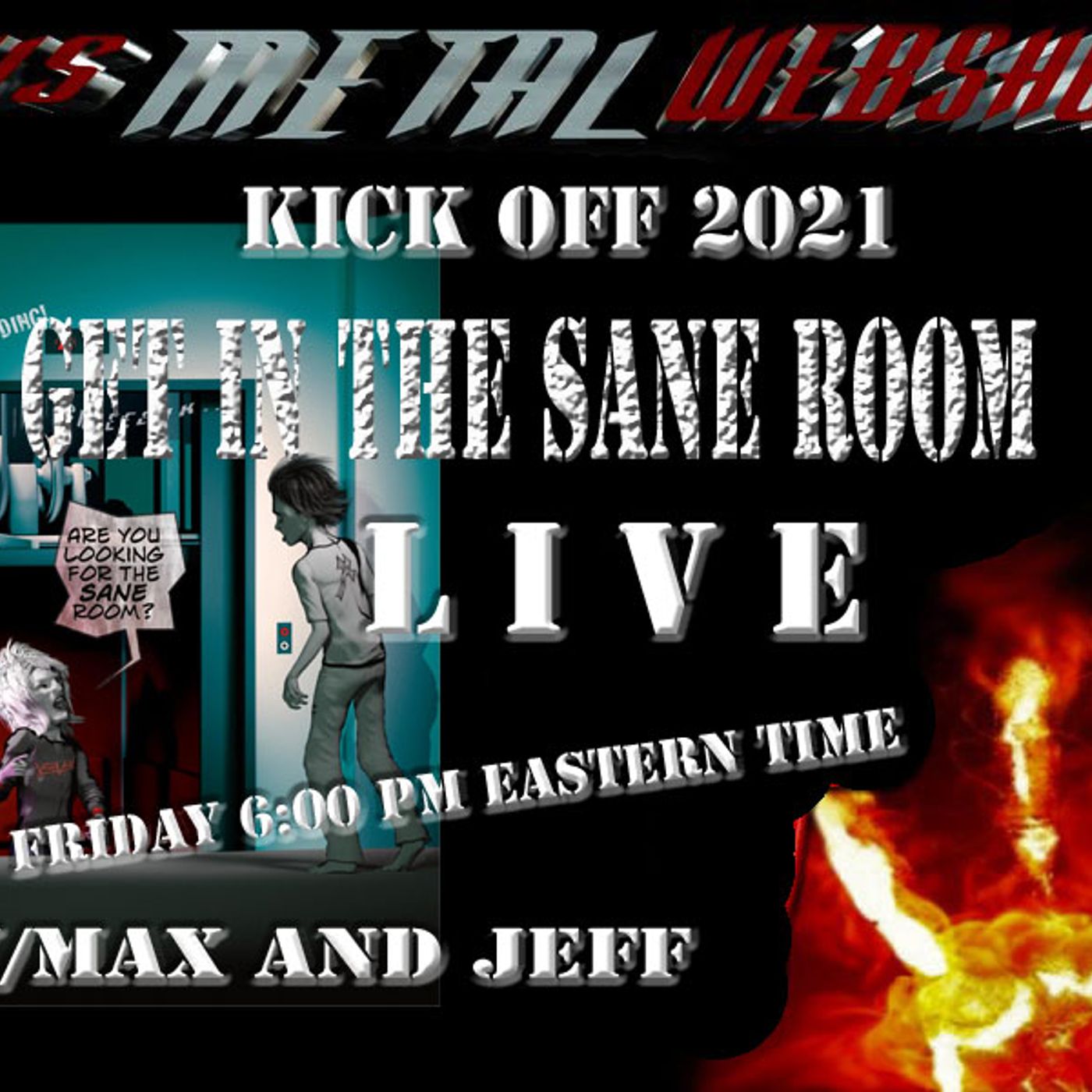 This Metal Webshow Sane Room 2021 #1 LIVE episode artwork