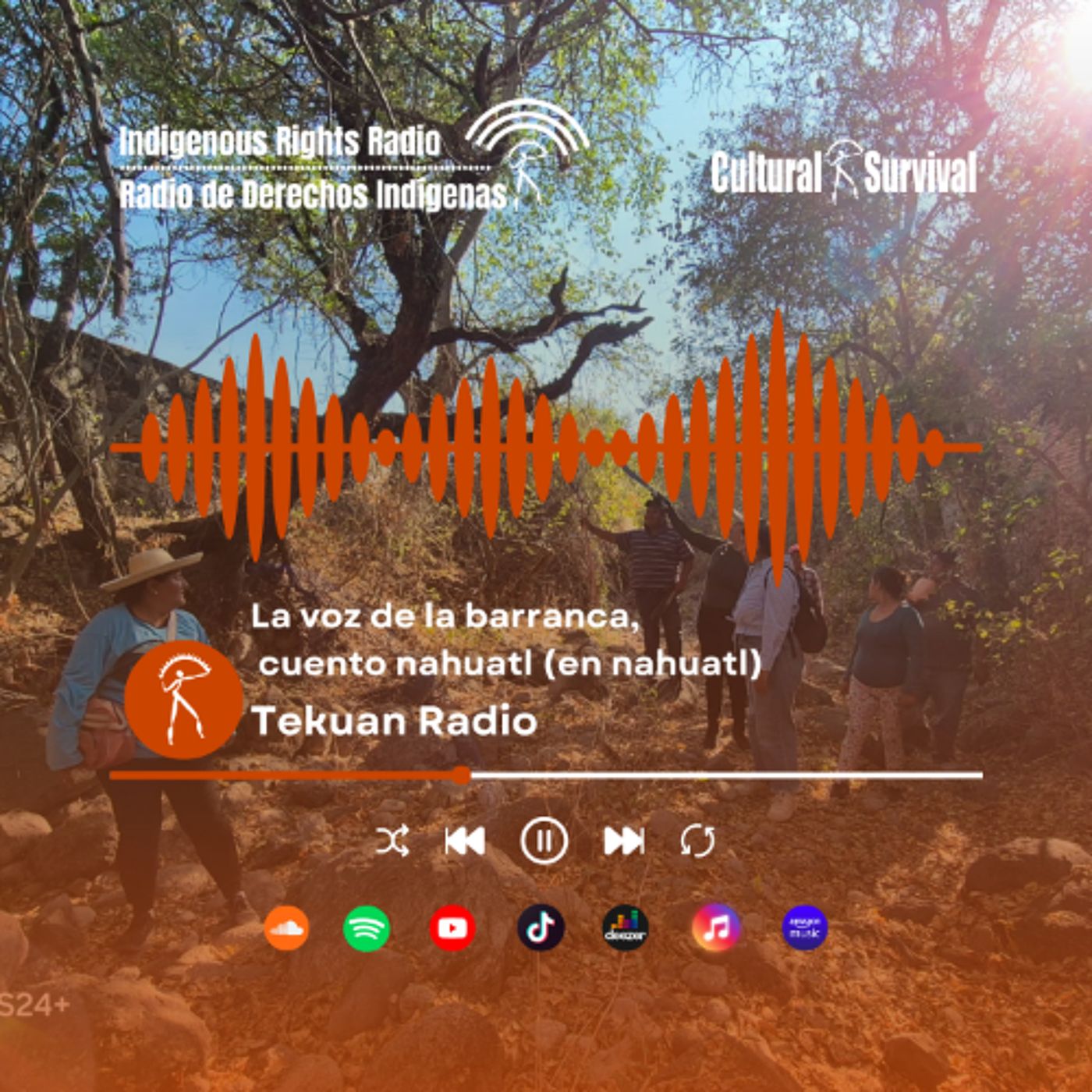 La voz de la barranca, cuento nahuatl (en nahuatl)