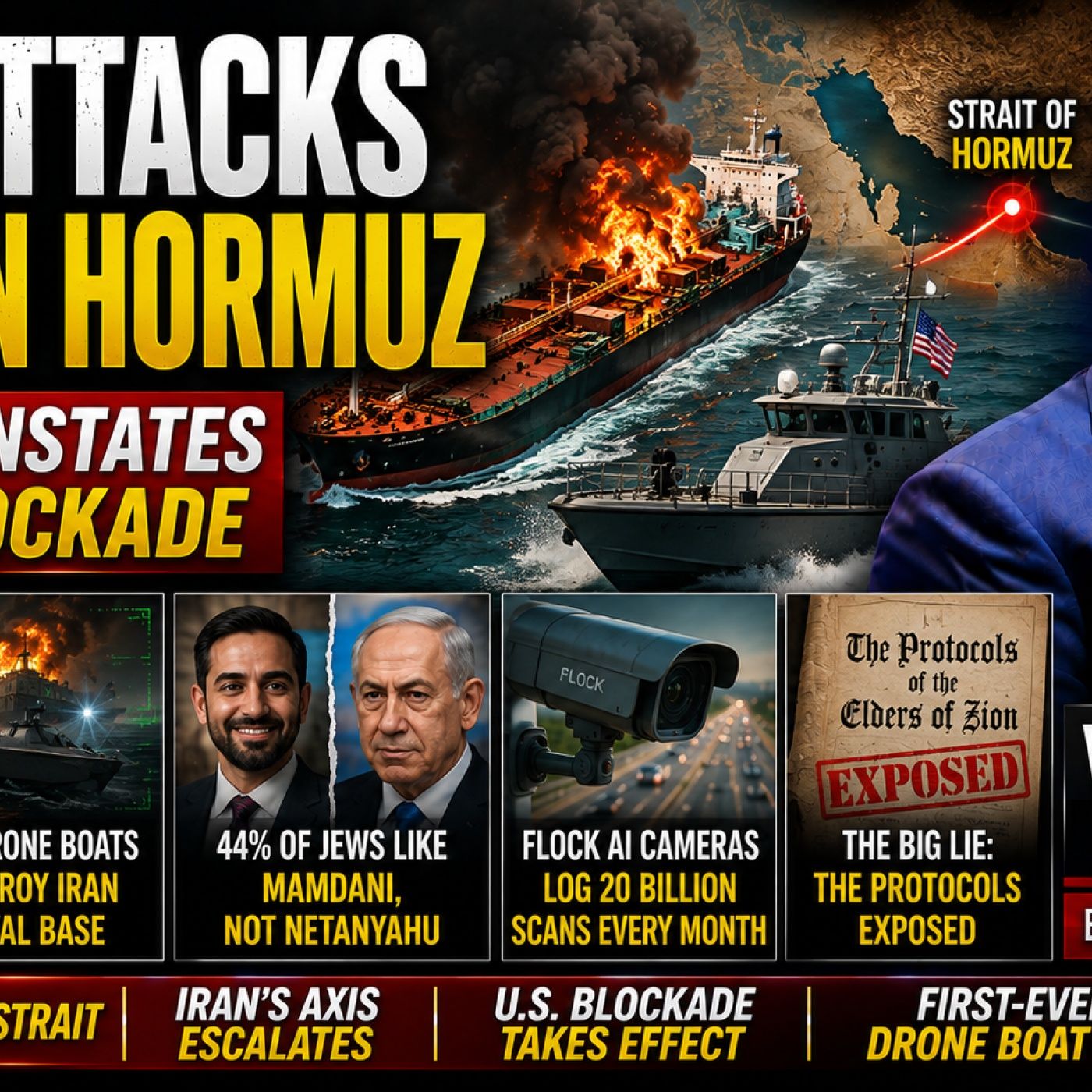 Iran Attacks Tankers as Trump Reimposes Naval Blockade | WVR #1096