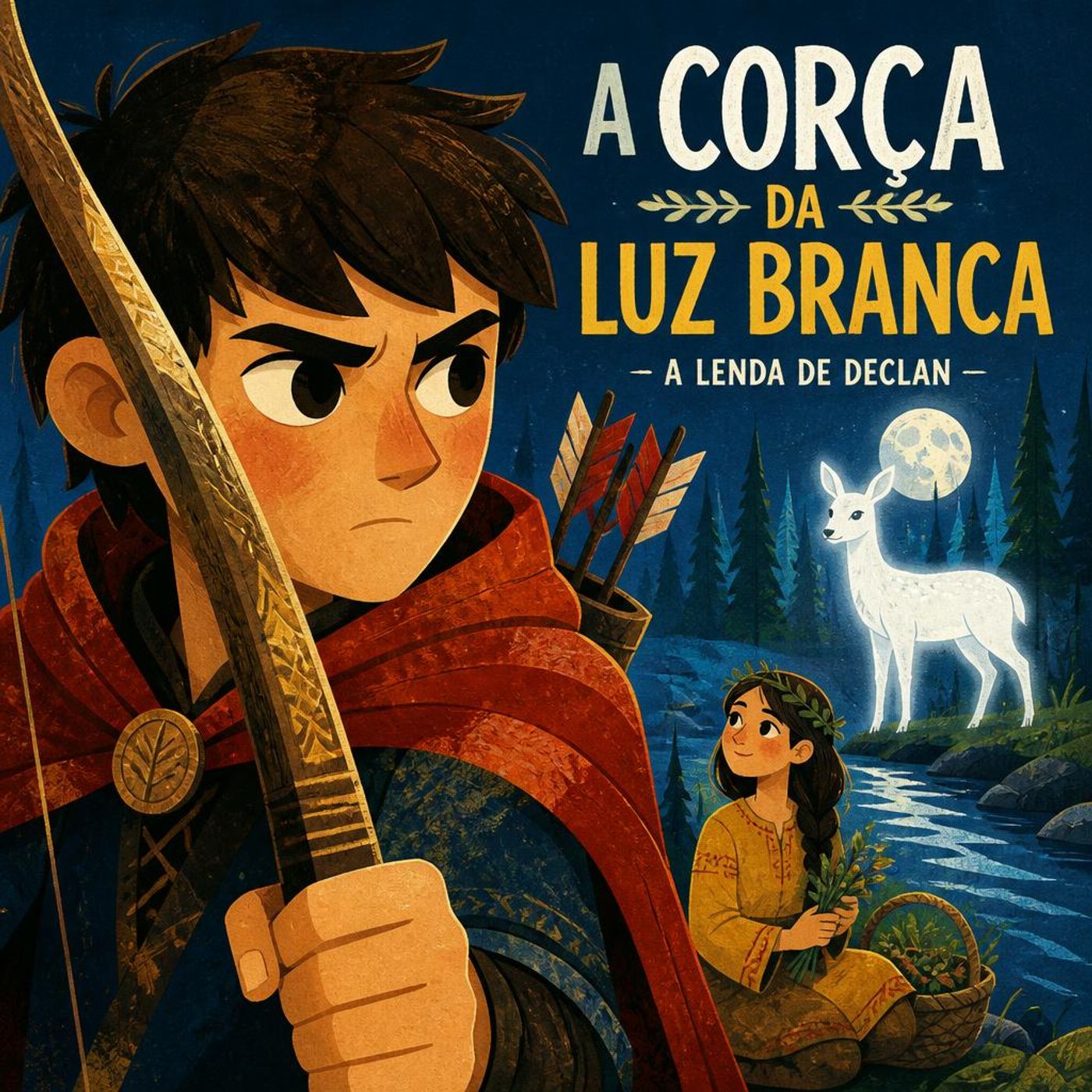 Declan e a Lenda da Corça Branca da Floresta ｜ Lenda francesa
