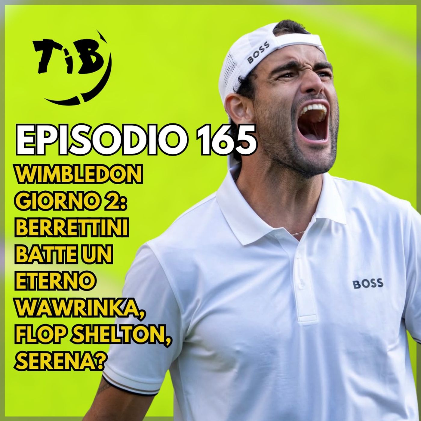 Episodio 165 - Wimbledon giorno 2: Berrettini batte un eterno Wawrinka, flop Shelton, Serena? episode artwork