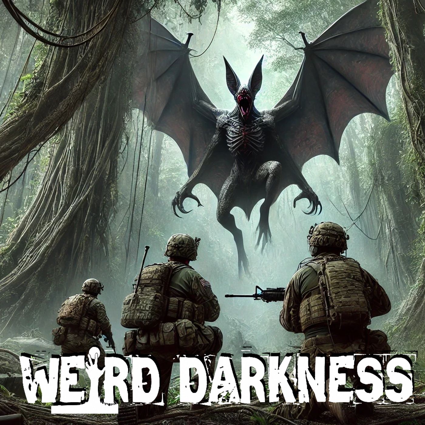 cover of episode “HORRORS IN BATTLE, MONSTERS IN WAR” and More Terrifying True Stories! #WeirdDarkness