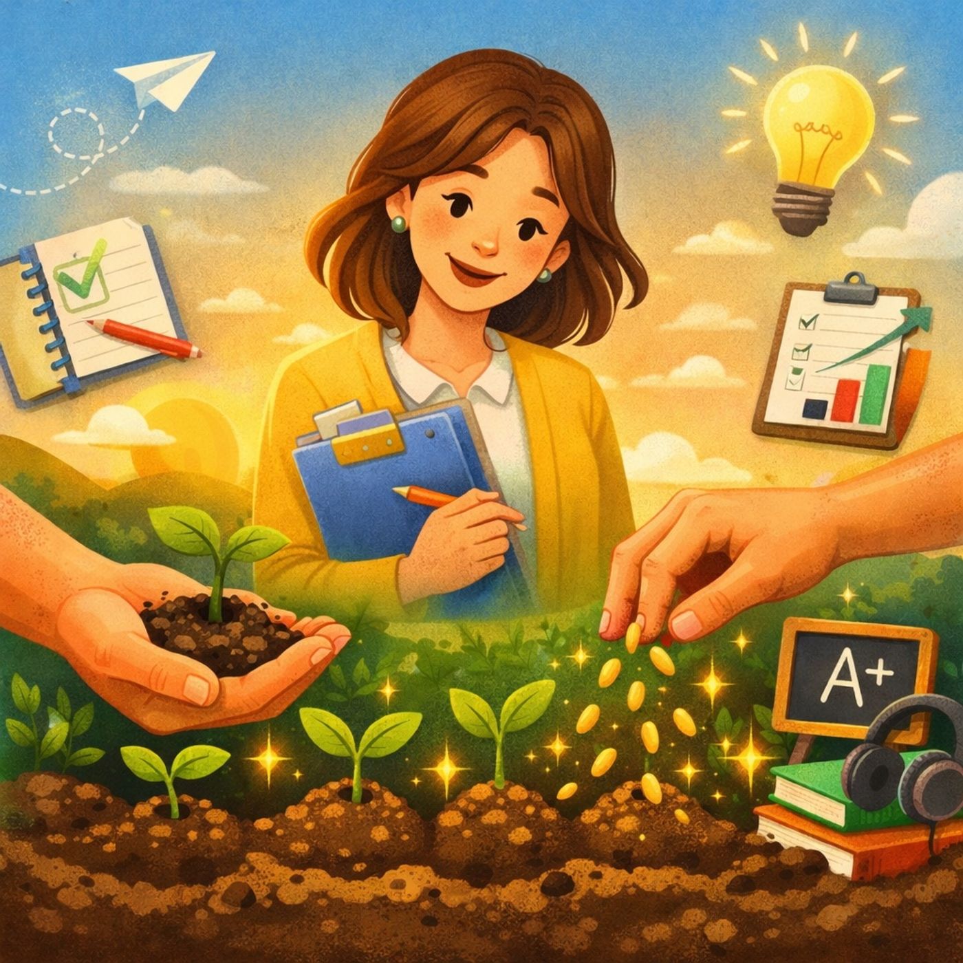 Evaluación: Sembrar aprendizaje podcast artwork