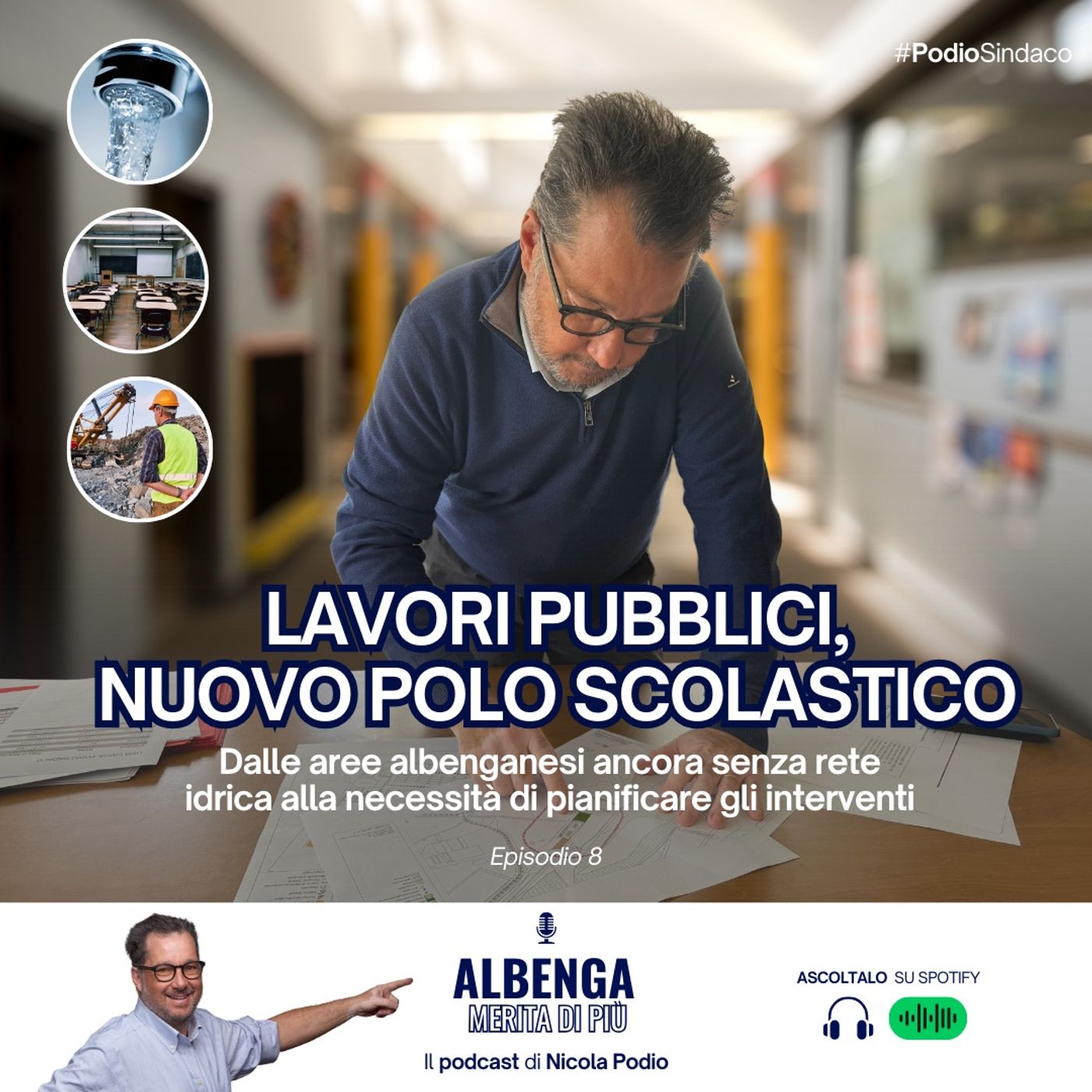 Ep. 8 - Polo scolastico, lavori pubblici e pianificazione interventi episode artwork