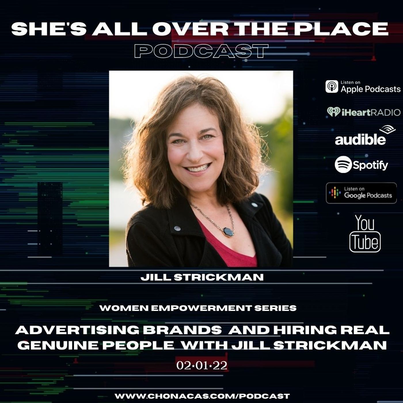 Advertising Brands and Hiring Real Genuine People with Jill Strickman episode artwork