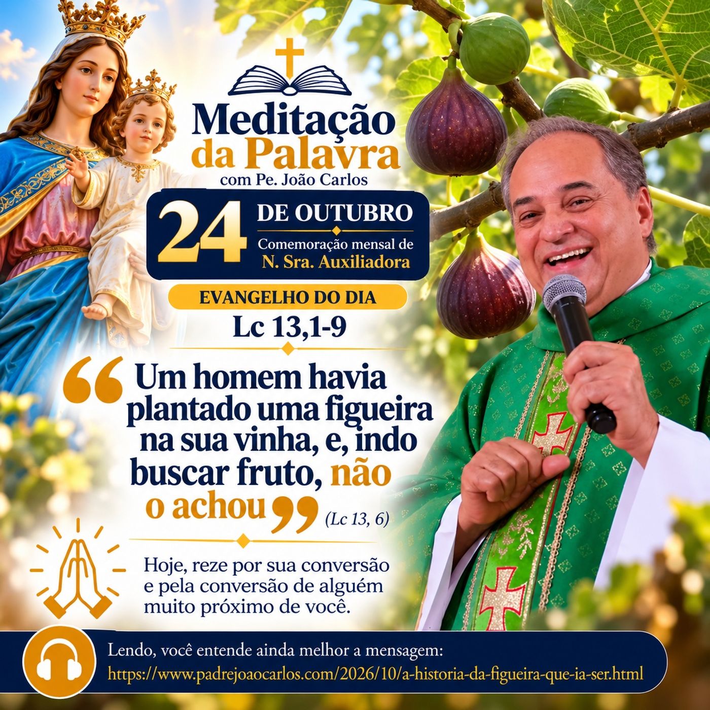 24 de Outubro - Meditação da Palavra do Senhor