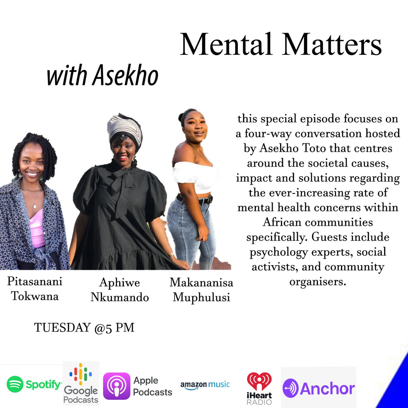 Mental Matters Hosted By Asekho Toto
