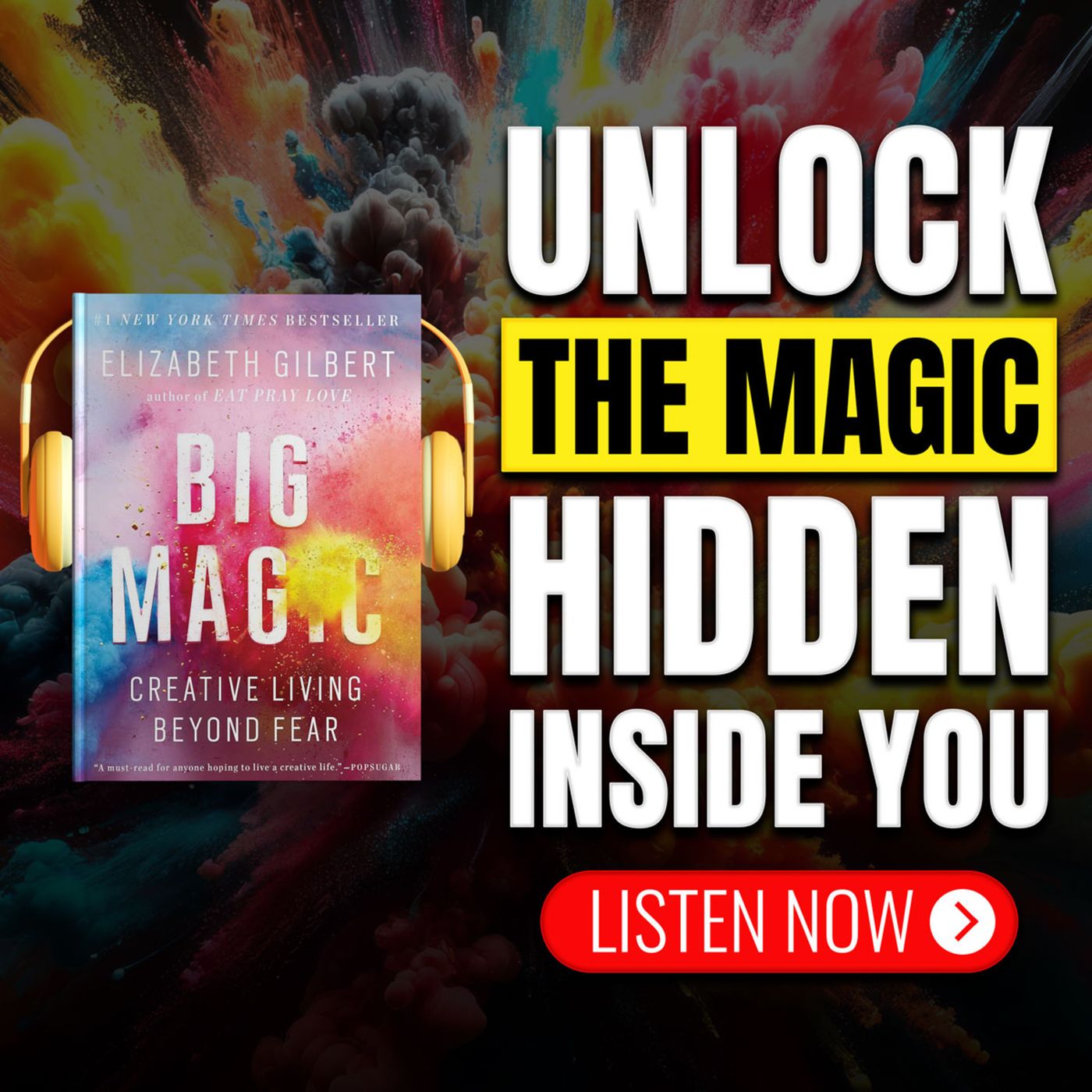 ELIZABETH GILBERT 💎 Big Magic: Creative Living Beyond Fear 🌟 Art Of Living Fearless 🔥 SUMMARY 📖