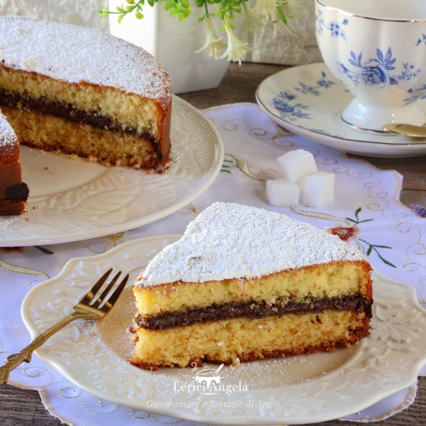 Torta Versata alla Crema di Nocciole