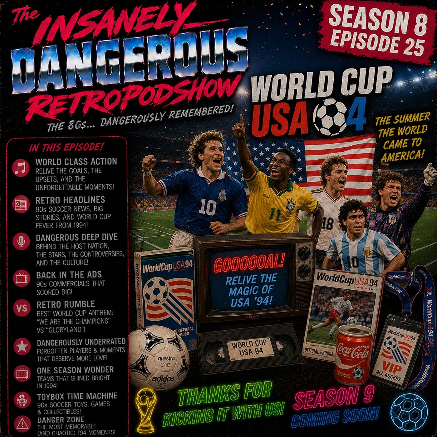 Season 8 Episode 25 - World Cup 1994 episode artwork