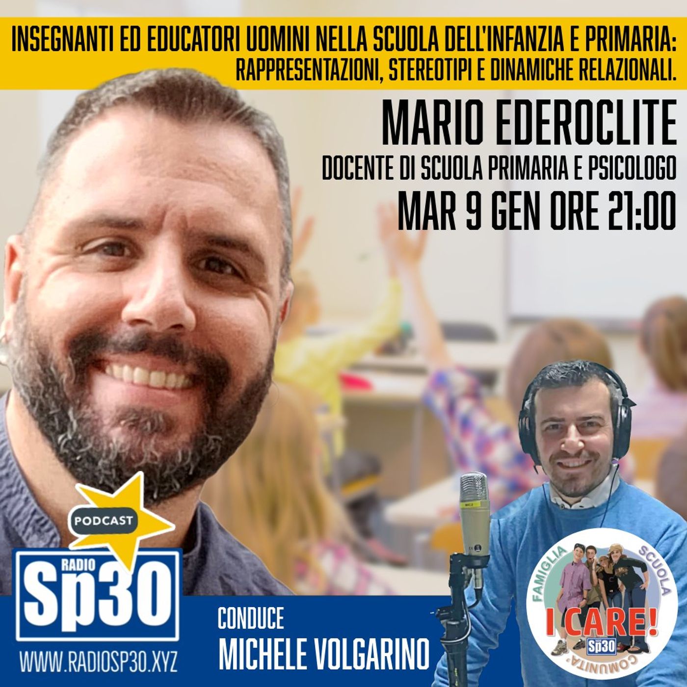 #ICARE - Insegnanti ed educatori uomini nella scuola dell'infanzia e primaria - Mario Ederoclite episode artwork