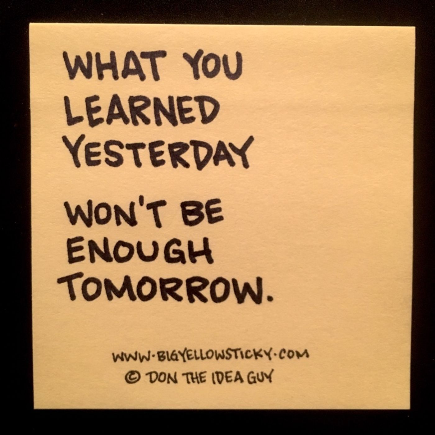 Yesterday’s Lesson : BYS 264