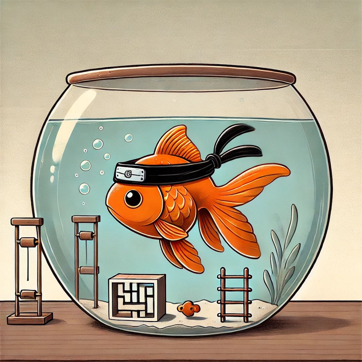 As-tu déjà imaginé un poisson rouge maîtrisant les arts du ninja ? episode artwork