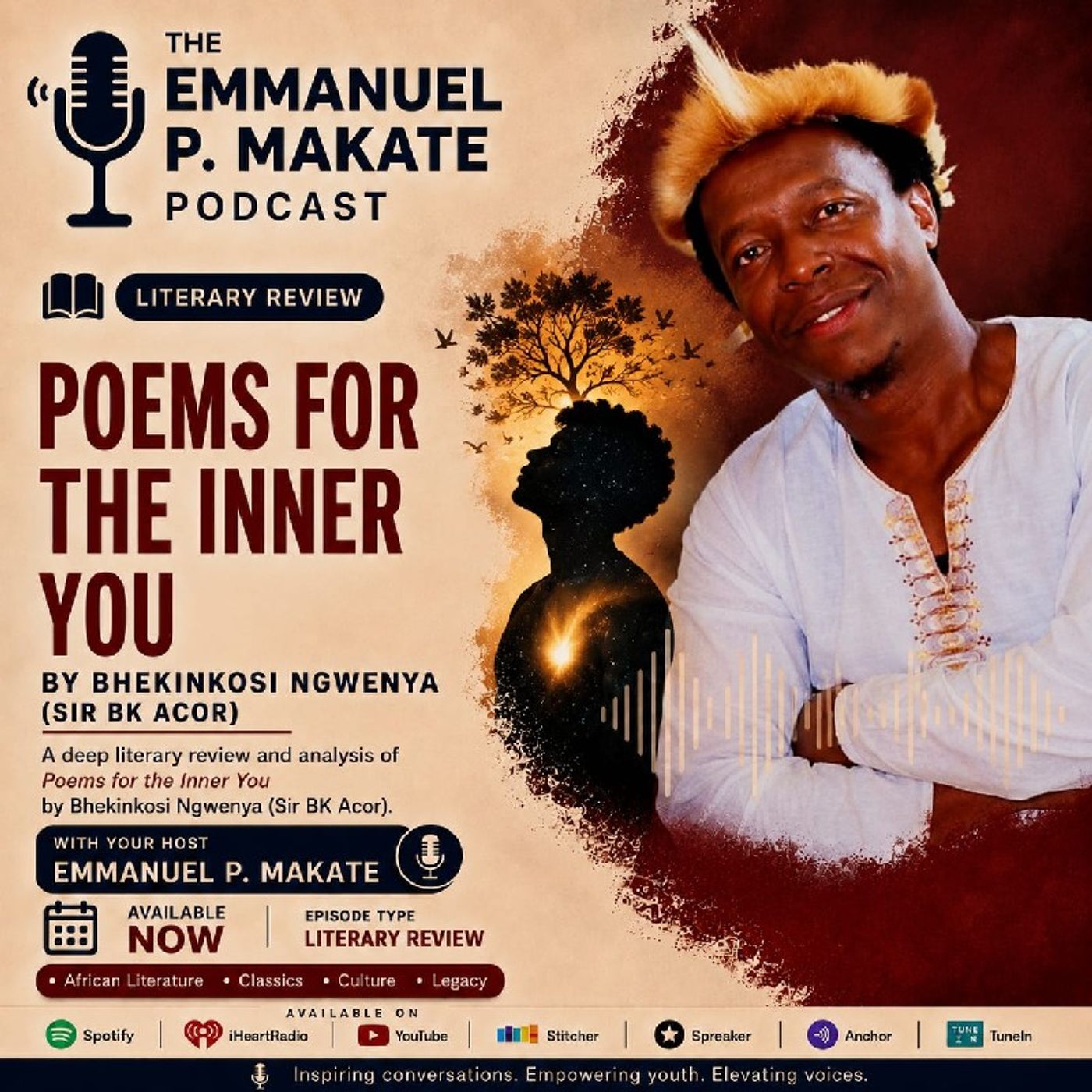 Talking & Reviewing Poems For The Inner You by Bhekinkosi Maqhuzu Ngwenya "Sir BK ACOR" episode artwork