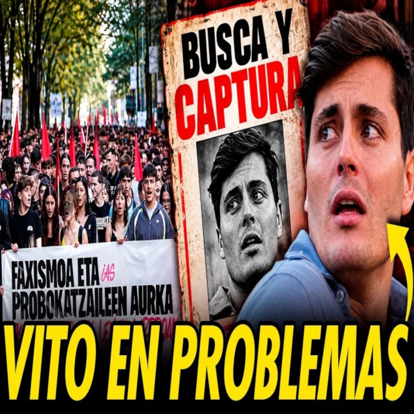 VITO QUILES EN BUSCA Y CAPTURA HUYE DE SU ACTO EN BILBAO